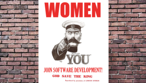 Woman: Software development needs you