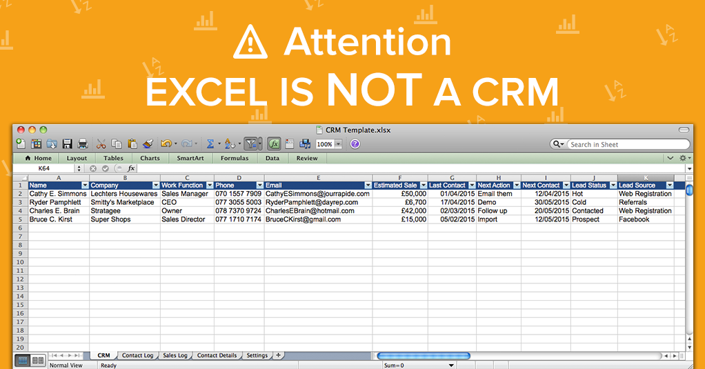 CRM-spreadsheets-Excel