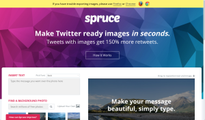 Social Media Image Tool - Spruce
